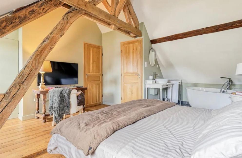 Maison De Charme Beaumont, Proche Deauville Eksteriør billede